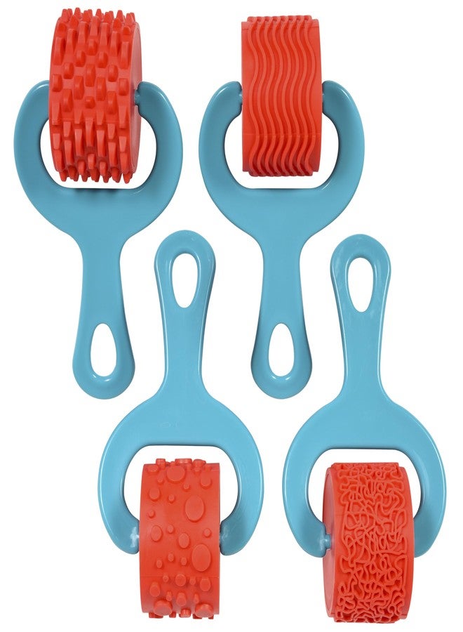 Ready 2 Learn Paint & Dough Explorers | 4 Patterns | Set 1 | Imagine Colors | Playdough Accessories | Paint Stamps and Clay Tools for Kids - Image 1